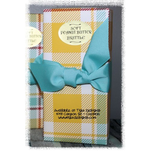 Bruttles Soft Peanut Butter Brittle 12oz Gift Wrapped Box